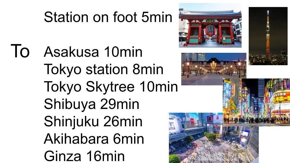 Kinshicho Sky View: Prime Location with Projector & Wi-Fi Apartment Tokyo Japan