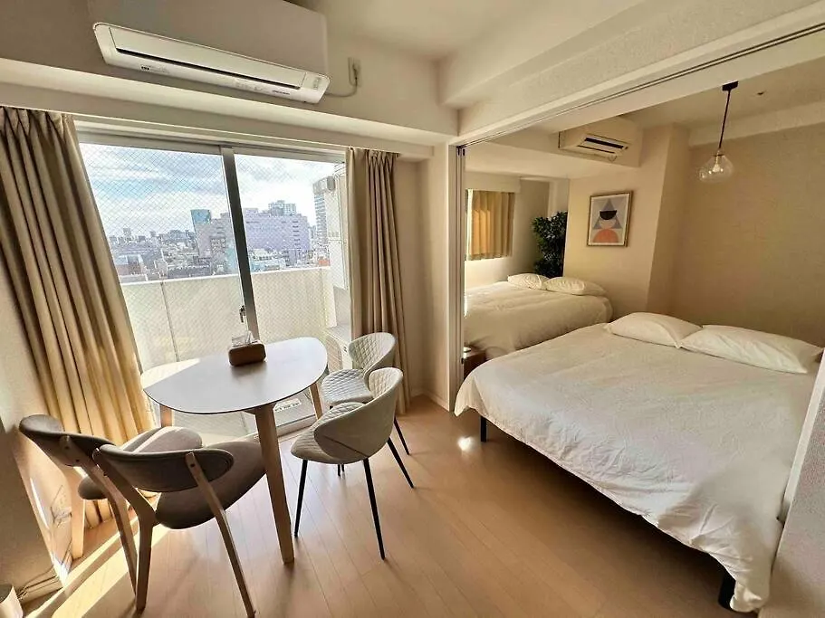 Kinshicho Sky View: Prime Location with Projector & Wi-Fi Apartment Tokyo